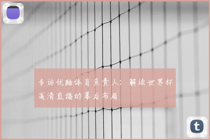 专访优酷体育负责人：解读世界杯高清直播的幕后布局